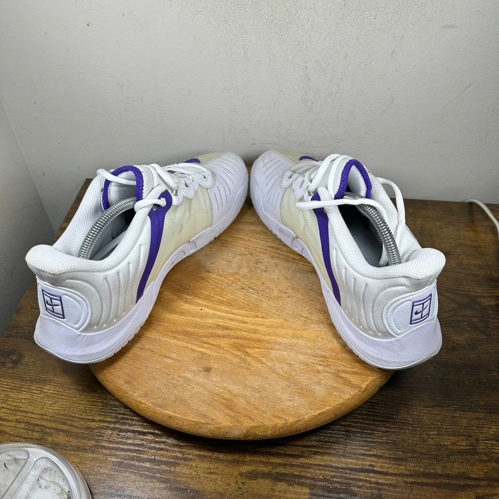 Nike Court Zoom NXT Tennis Shoes CK6153-102 White Purple Men's Size 11